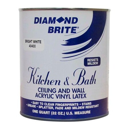 Diamond Brite Interior/Exterior Paint, Semi-Gloss, 32 oz 40400-4